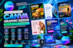 design professional canva graphics
