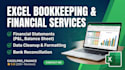 do excel bookkeeping,financial statements and data cleanup