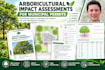 write a certified arboricultural impact assessment report