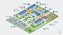 design wayfinding map, directional map, navigation map, facility and visitor map