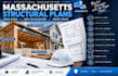 design massachusetts structural plans, beam sizing and load calculations