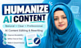humanize ai content and rewrite it manually