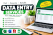 be your data entry expert