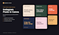 design editable canva instagram posts carousels and a brand kit