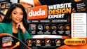 build and design a website, duda landing page using the duda website builder