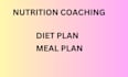 create professional nutrition meal plan and diet plan
