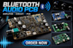 design bluetooth audio pcb, amplifier and custom electronic circuit