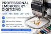 digitize logo for embroidery dst pes and emb files