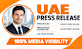 write and distribute uae press release to saudi qatar kuwait media outlets