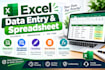 create, format and organize excel spreadsheets