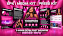 create stylish electronic press kit, media kit, epk