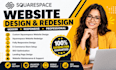 design squarespace website redesign squarespace website development squarespace