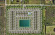 create 3d site plan layout, real estate housing rendering, community park layout