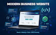 build a modern business website with react and node js