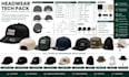 create a professional cap hat baseball caps snapback caps headwear tech pack
