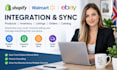 shopify walmart ebay integration products inventory orders listings catalog sync