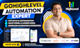 go highlevel landing page webhook API integration ai calling agentsales funnel