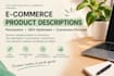 write persuasive, product descriptions in italian
