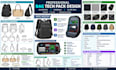 design backpack, handbag, sling bag tech pack with pcb and tech integration
