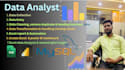 do data analysis using excel, sql, power bi and python