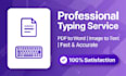 do fast typing and data entry in 2 hours