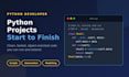 build your python project from start to end with oop code