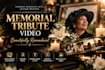 create a funeral slideshow and memorial tribute video