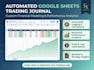 design an automated google sheets trading journal