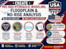do hec ras hydraulic modeling, floodplain and no rise analysis