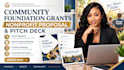 research community foundation grants write proposal design nonprofit pitch deck