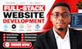 be your full stack developer front end developer  backend web app developer