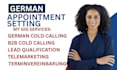 germany b2b cold calling lead generation appointment setting outbound sales call