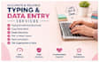 do accurate typing and data entry