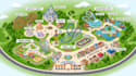 design custom theme park map, zoo map, amusement park and attraction map