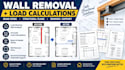 provide load calculations beam sizing and wall removal plans