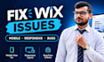 fix wix mobile view, responsive layout and website bugs