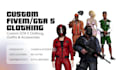 create custom fivem clothing, outfit, chains and accessories for gta 5