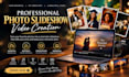 create cinematic wedding, memorial, birthday and graduation slideshows
