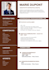 create a professional CV resume desing in canva