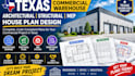 design texas commercial warehouse architectural structural and mep plans