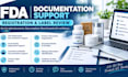 assist with fda registration documents and product label