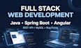 develop a full stack web app using java spring boot and angular