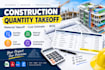 do construction material takeoff and quantity takeoff