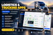 develop custom logistics app freight dispatch trucking app and fleet soft