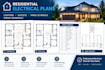 create residential electrical plans, lighting, outlets, and panel schedule