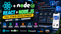 build a react and node js full stack web application
