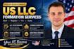 register your US llc and complete the llc formation filing