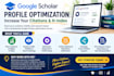 increase google scholar citation, backdated citation, h index