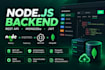 develop node, express, rest API and mongodb backend