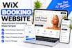 build a wix booking website, redesign wix with appointment scheduling